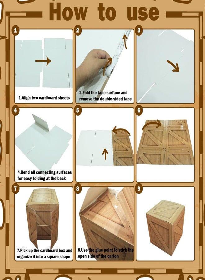 Timisea 32 Pcs Pirate Party Decorations Imitation Wooden Box Fishing Net Car Trunk or Treat Decor Pirate Party Favors Birthday Photo Booth Props - Image 4